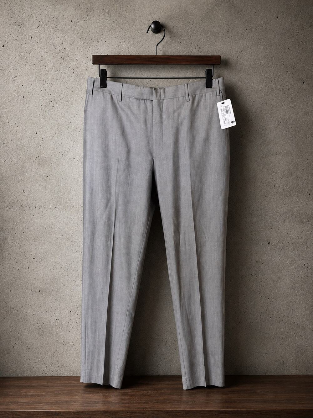 CC Collection Corneliani Gray Virgin Wool Silk Dress Pants Trousers NWT IT 50